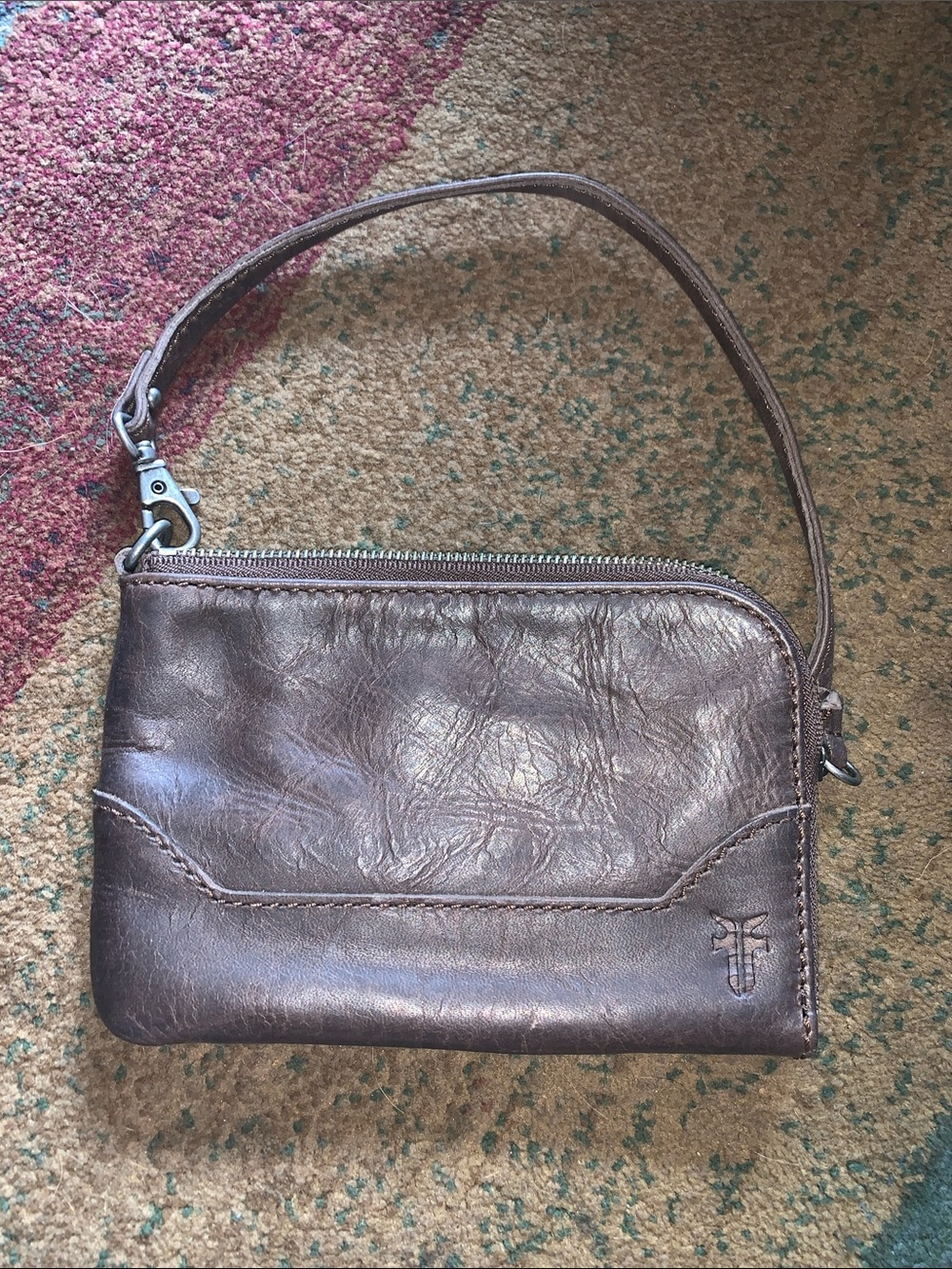 Frye Leather Wristlet/clutch